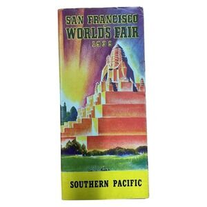 1939 San Francisco Worlds Fair Southern Pacific Travel Brochure‎ Treasure Island